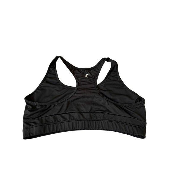 Zyia Yoga Wear Black & Gray Elastic Band Crisscross Straps Sports Bras Both XL - Picture 7 of 9